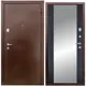 Входная дверь Diva 510 205x86см правый цвет Д15 венге/антик медь с зеркалом
