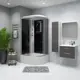 Душевая кабина Niagara 25101434LP высокий поддон 120x80см