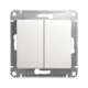 Выключатель встраиваемый Schneider electric Glossa Gsl000651 2 клавиши цвет перламутр