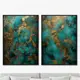 Набор картин Artnomore Malachite melancholy 2024г. AR-777000097 75x105 см 2 шт