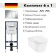 Инсталляция AM.PM I012709.0251 PrimeFit с клавишей смыва PrimeFit S хром глянцевый Hansgrohe EluPura Original S унитаз 540x360 белый