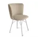 Стул Sheffilton 1899603601 60x87x45 см велюр цвет Бежевый