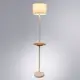 Торшер Arte Lamp Combo со столиком цвет белый