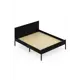 Кровать Solarius Kr140loft-onix-black-full 145 x 90 x 206 см сосна цвет черный