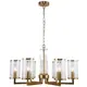 Люстра подвесная Stilfort Vase 1046-05-06p 6 ламп 16 м² цвет бронза