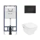 Комплект инсталляция с унитазом Hansgrohe I012710.0238HGSET001 цвет белый