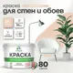 Краска для стен Malare Professional без запаха матовая цвет эффект дежавю 2.7л