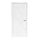 Дверь межкомнатная Бизнес парк Line 4 глухая 60х200см эмаль цвет белый без замка и петель