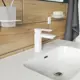 Смеситель для раковины IDDIS Slide SLIWT00i01 стационарный цвет белый