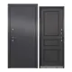 Входная дверь Unicorn Village optimal правый 205x96см цвет графит букле/графит софт