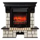 Каминокомплект Realflame Stone с очагом Fobos Lux BL 1600Вт дуб