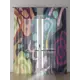 Тюль Comfy Way Алоуна - 37 CW580037-240 150x240 см на шторной ленте цвет синий 2 шт
