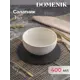 Тарелка глубокая 15 см Салатник ROCK WHITE 15см Domenik Фарфор цвет белый