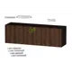 Полка Furnistyle 11807 160x50x42 см ЛДСП цвет венге, дуб коричневый табак