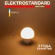 Лампа светодиодная Elektrostandard BLE1442 E14 230 В 9 Вт груша матовая 850 Лм теплый белый свет
