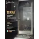 Душевая дверь Doccia GLASS800pt/SA/5CHMT 80см эффект стекла матовый распашной