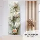 Фотообои Postermarket Тюльпаны 3D WM-679V1, 100x270 см