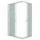 Душевой уголок Niagara Eco NG-1012-14QMT прямоугольник 120x80см хромированный профиль эффект стекла матовый