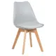 Кухонный стул Dobrin Jerry Soft LMZL 49x49x54 см пластик цвет светло-серый
