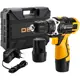 Дрель-шуруповерт аккумуляторная Deko GCD12FU-Li SET 063-4094, 12 В Li-Ion 2x2 Ач с набором инструментов 63 предмета