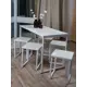 Стол прямоугольный Diko loft 120x70 см лдсп цвет белый крафт