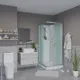 Душевая кабина Niagara 11011423BKG низкий поддон 90x90см