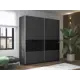 Шкаф-купе Мебельная компания е1 500409 230x220х57 см 8 полок лдсп цвет серый диамант