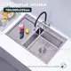 Мойка для кухни Splenka S704.7850.05 82.5x54.5 см глубина чаши 22 см нержавеющая сталь цвет сатин
