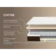 Матрас Димакс Мега Мемо софт 120x190x22 см независимый пружинный блок, односпальный