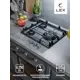 Кухонная плита Lex GVG 435 45 см 3 конфорки цвет grey