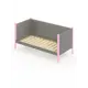 Кровать Solarius Тахта реечное основание svetser90-190roz 100 x 101 x 200 см дерево цвет светло-серый, розовый