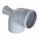 Отвод канализационный малошумный Flextron 110x50 мм 87° полипропилен 00-10046281