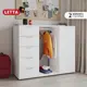 Комод Letta 124.8x102.1x47.4 см ЛДСП цвет белая гладкая