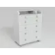 Комод Incanto Charm 5 ящиков 84х45х101 см лдсп цвет белый