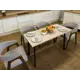 Кухонный стол Diko Loft Delight Dining 60х60х75 см цвет шимо светлый