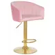 Барный стул Dobrin Darcy gold lm-5025 51x107x46 см цвет розовый