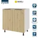 Напольный шкаф Color Beneli 5500100200188 80x82x57.6 см ЛДСП цвет дуб
