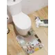 Коврик для ванной комнаты JOYARTY wcbath_423828_50x50 50x50см цвет разноцветный