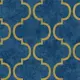 Обои флизелиновые Adawall Indigo синие 1.06 м 4703-6