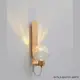 Настенный светильник светодиодный Crystal Lux Bella ap1 brass с пультом нейтральный белый свет цвет латунь
