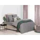 Простыня Sleep ix Сакаи 220x240 см перкаль без резинки цвет серый