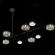 Светильник подвесной светодиодный St luce Sl6005.403.08 8 м² нейтральный белый свет цвет черный