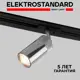 Трековый светильник спот Elektrostandard 85512/01 Riffe светодиодный 9 Вт однофазный 1 м² цвет никель