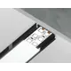 Профиль алюминиевый Ambrella light Illumination накладной 23.8x6 для светодиодной ленты до 20мм GP1800BK