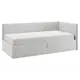 Кровать Mebelson 186430 212x78x101.5 см ЛДСП цвет галька, велюр