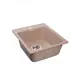 Мойка врезная GranFest Quarz 41.80x41.80 см глубина чаши 18 см кварц цвет песочный