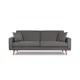 Диван Finsoffa Verden Диван Relax 3 с подушками Велюр Formula 925 Лак прозрачный 216x90x86 см велюр цвет серый