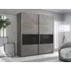 Шкаф-купе Мебельная компания е1 500531 230x160х57 см 8 полок лдсп цвет бетон