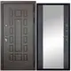 Входная дверь Diva STR МХ-53 205x86см правый цвет Д15 венге/венге с зеркалом