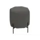 Пуф велюр Бонмебель Прованс 158553, 40x43 см, цвет серый